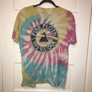 Tie dye Pink Floyd tee